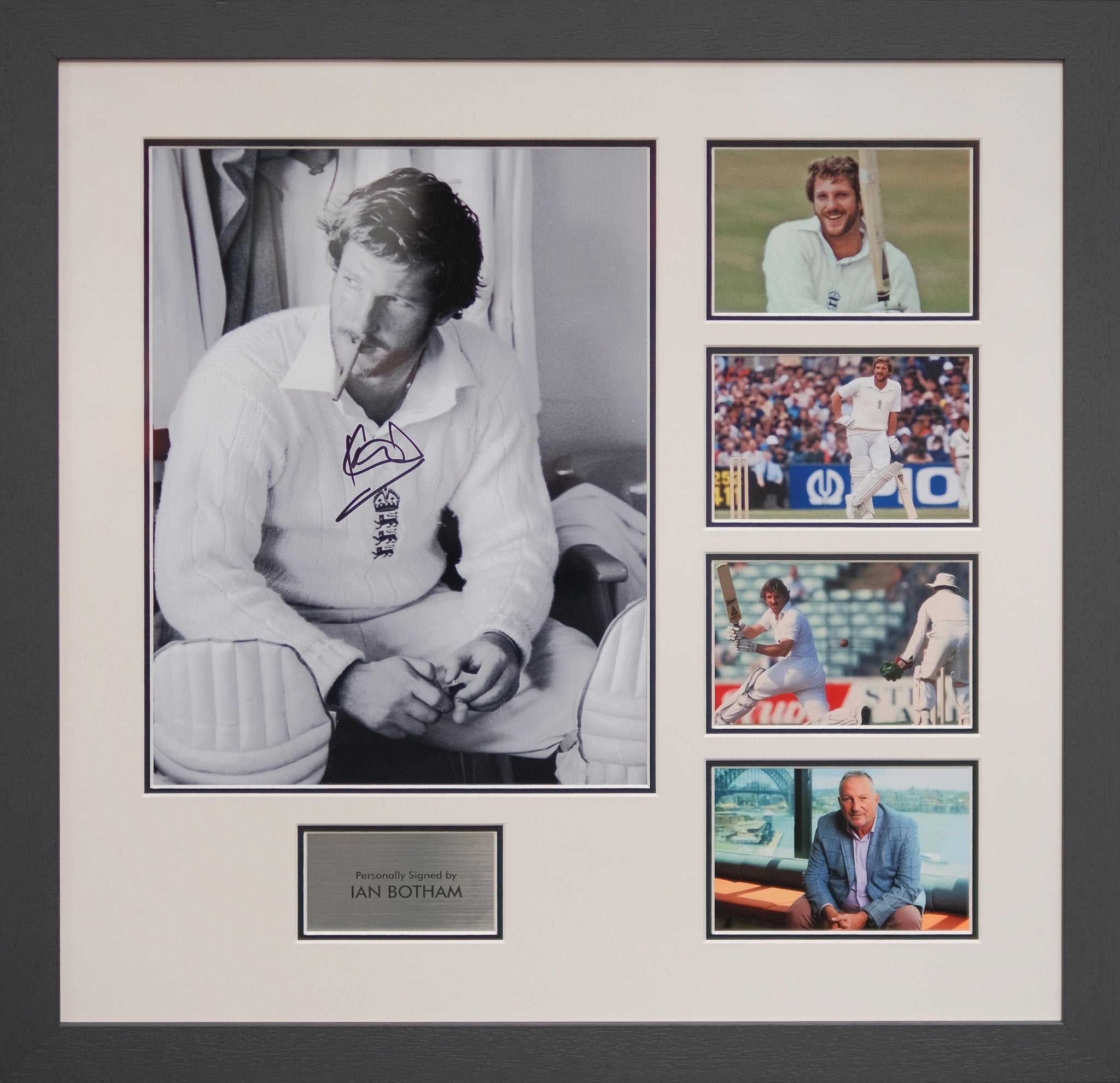 Ian Botham Signed Photo Framed Display - Memorabilia Framers Shop